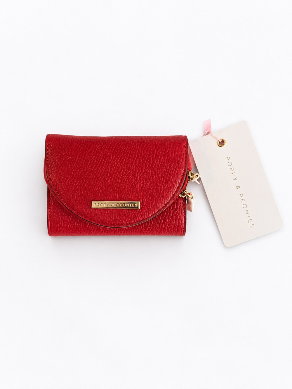 Poppy & Peonies Red Margaux Wallet